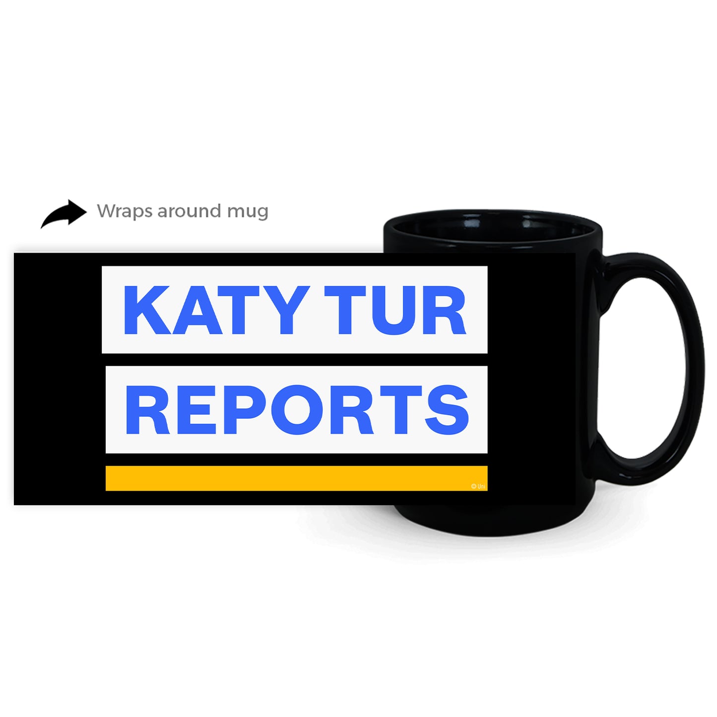 Katy Tur Reports Black Mug