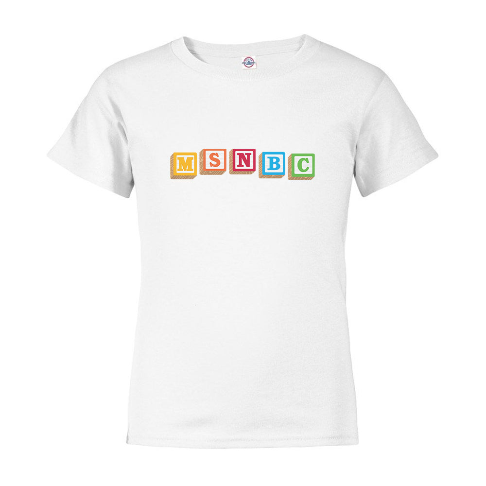 MSNBC Gear Baby Blocks Kids Short Sleeve T-Shirt