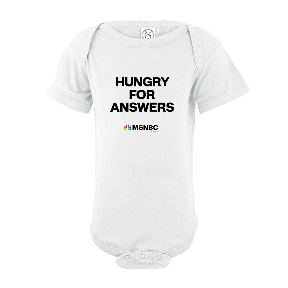 MSNBC Gear Hungry for Answers Baby Bodysuit