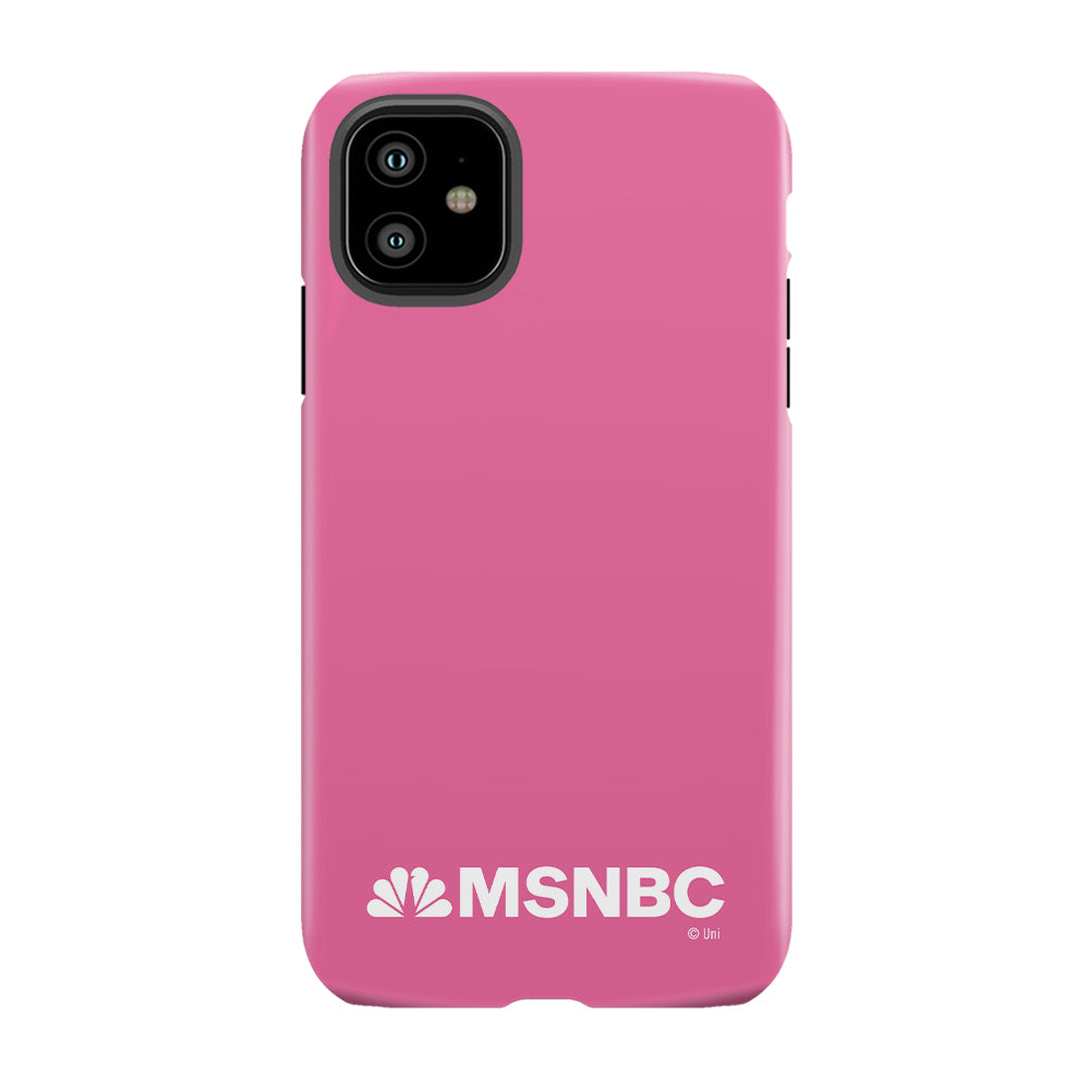 MSNBC Pink Logo Tough Phone Case