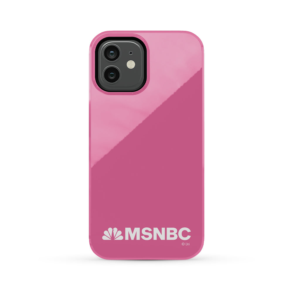 MSNBC Pink Logo Tough Phone Case