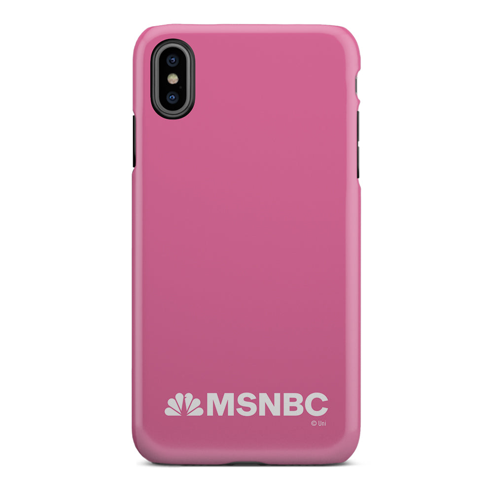 MSNBC Pink Logo Tough Phone Case