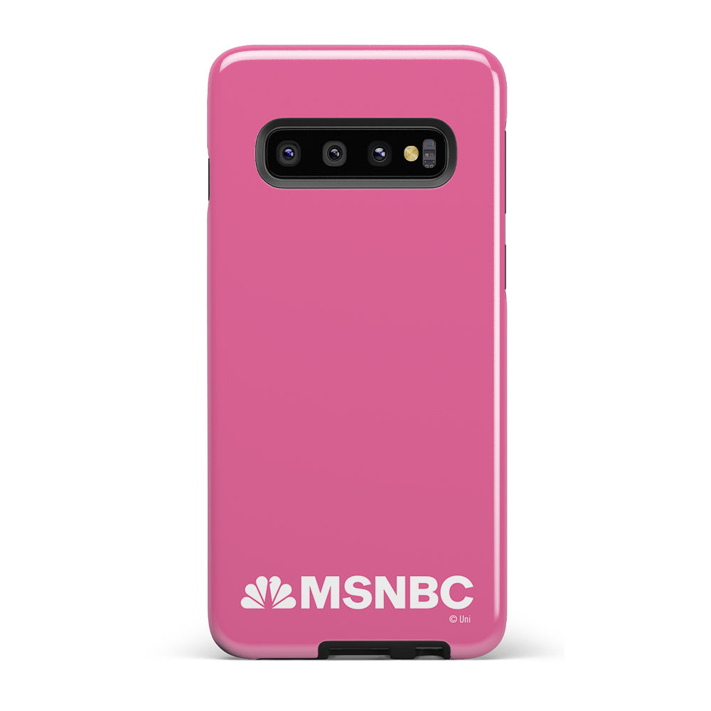 MSNBC Pink Logo Tough Phone Case