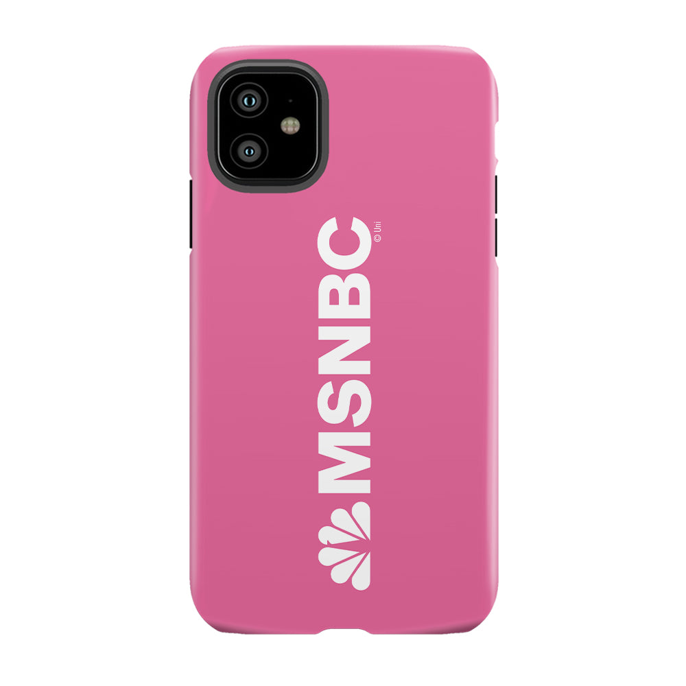 MSNBC Gear Pink Vertical Logo Tough Phone Case