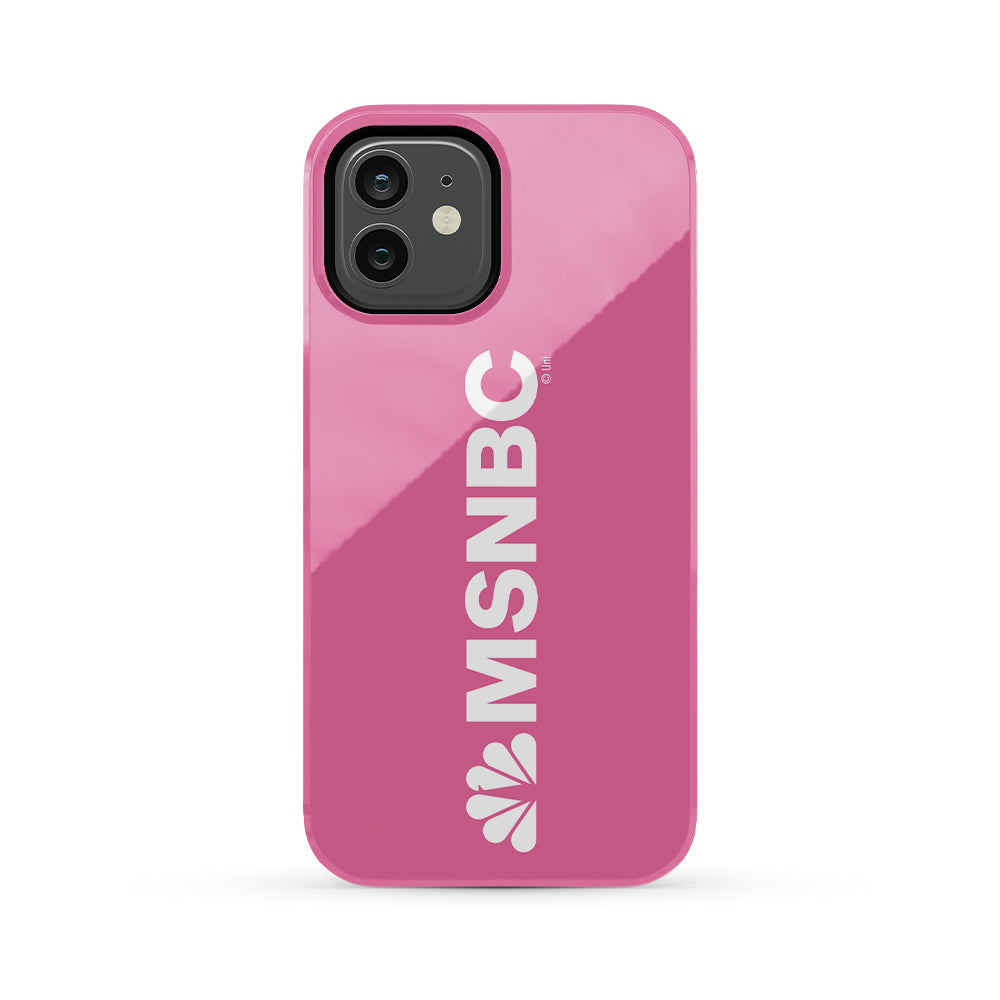MSNBC Gear Pink Vertical Logo Tough Phone Case