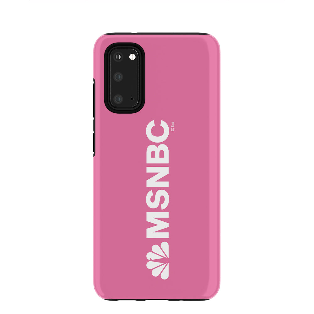 MSNBC Gear Pink Vertical Logo Tough Phone Case