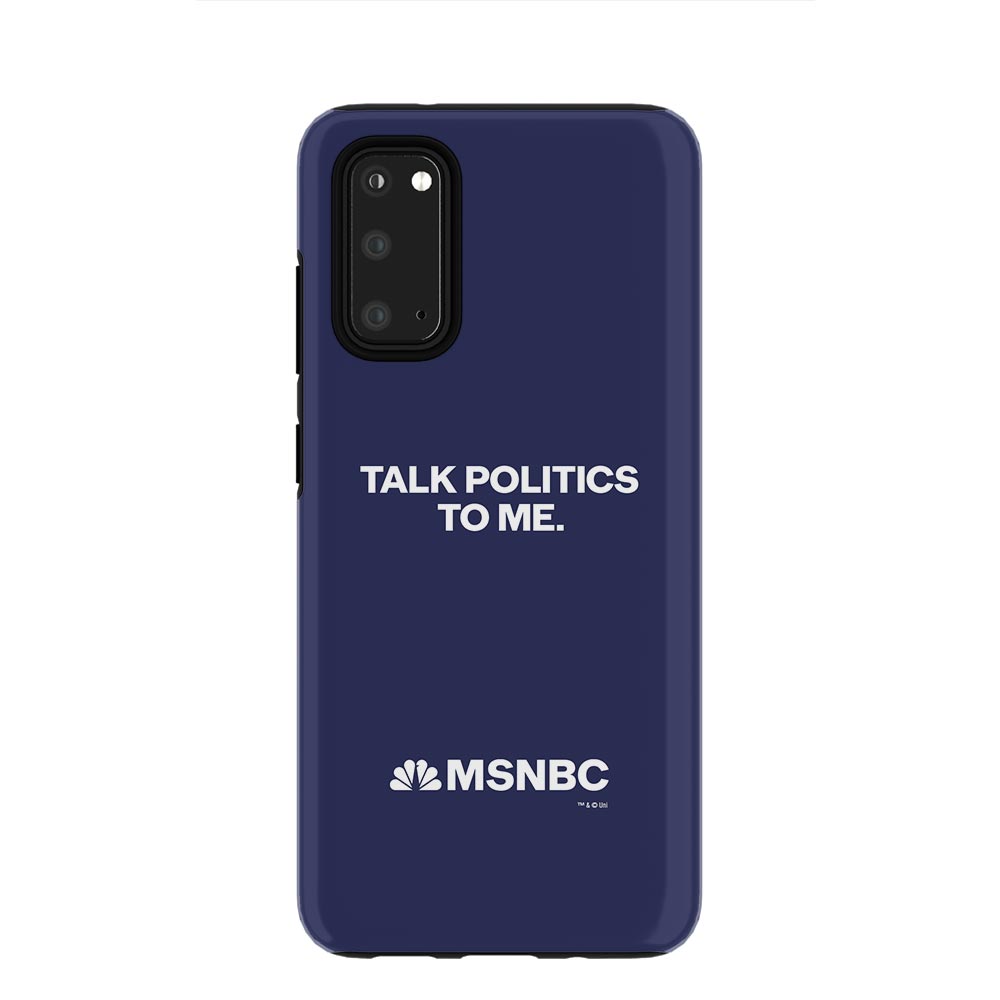 MSNBC Talk Politics To Me Tough Phone Case