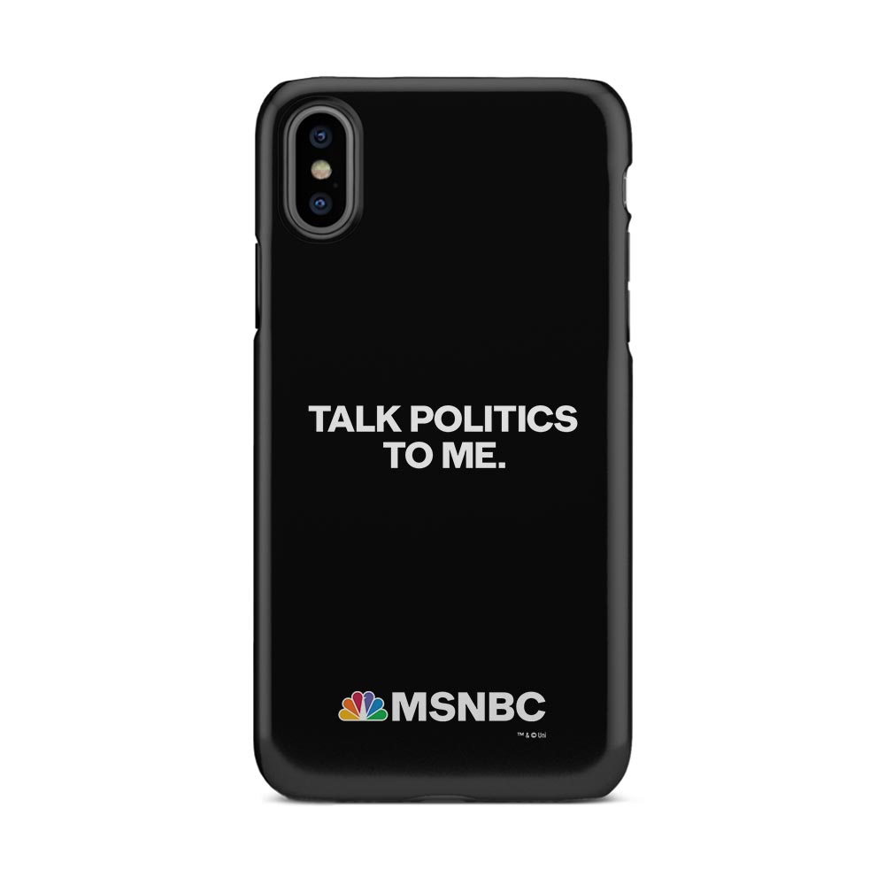 MSNBC Talk Politics To Me Tough Phone Case