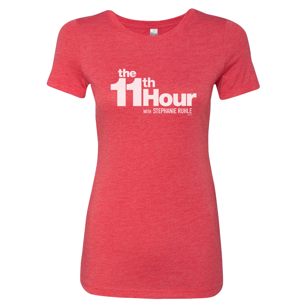 The 11th Hour with Stephanie Ruhle Logo Women's Tri-Blend T-Shirt