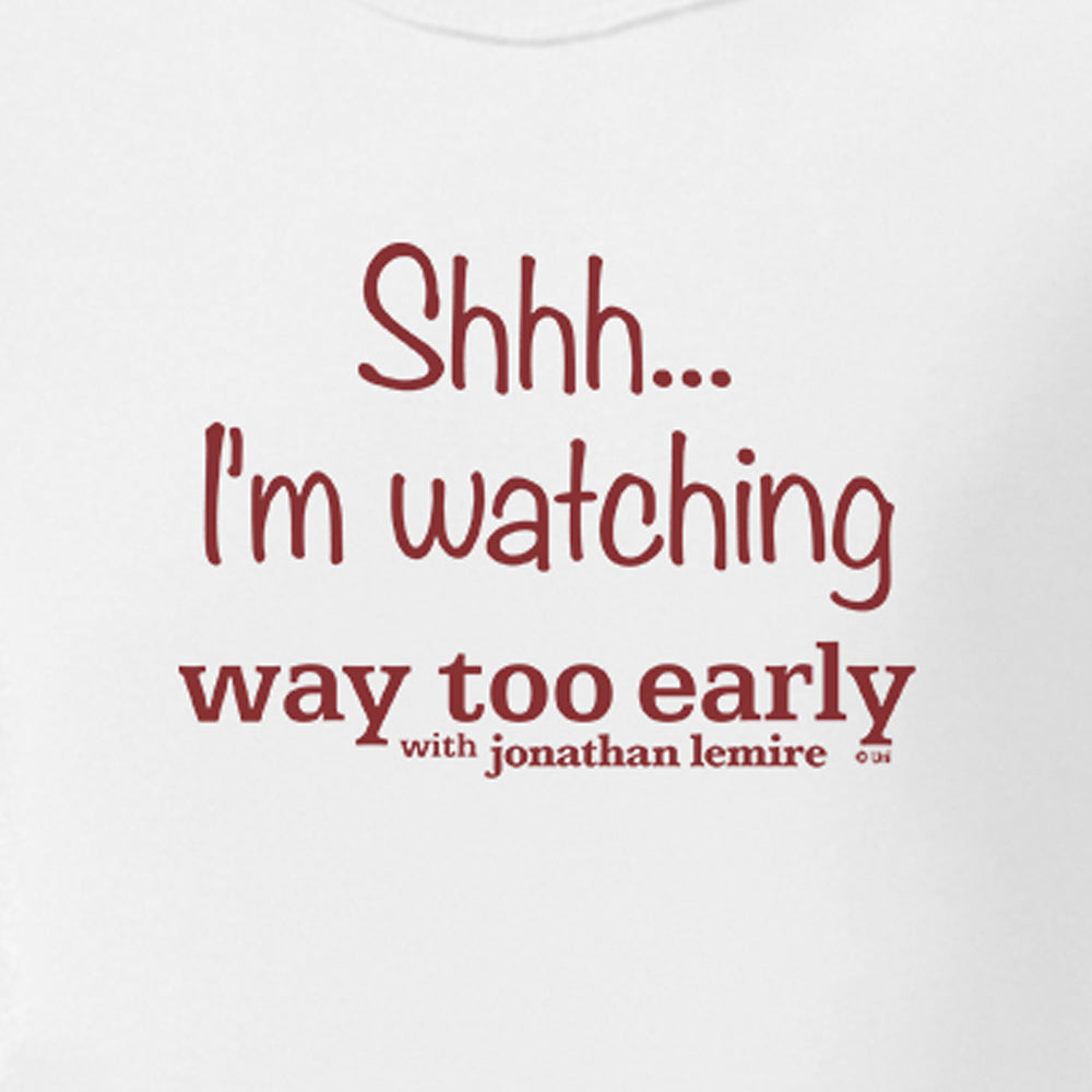 Way Too Early With Jonathan Lemire Logo Baby Bodysuit