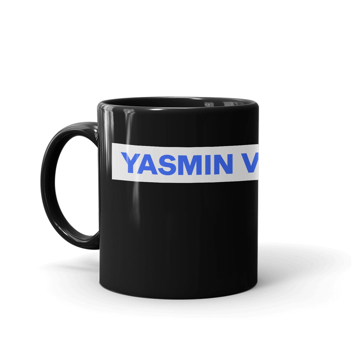 Yasmin Vossoughian Reports Black Mug