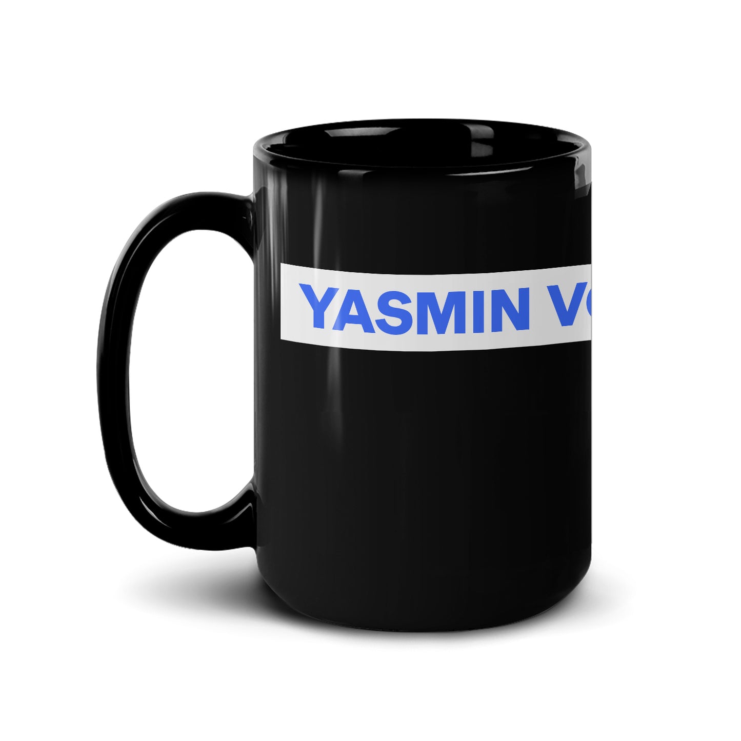 Yasmin Vossoughian Reports Black Mug