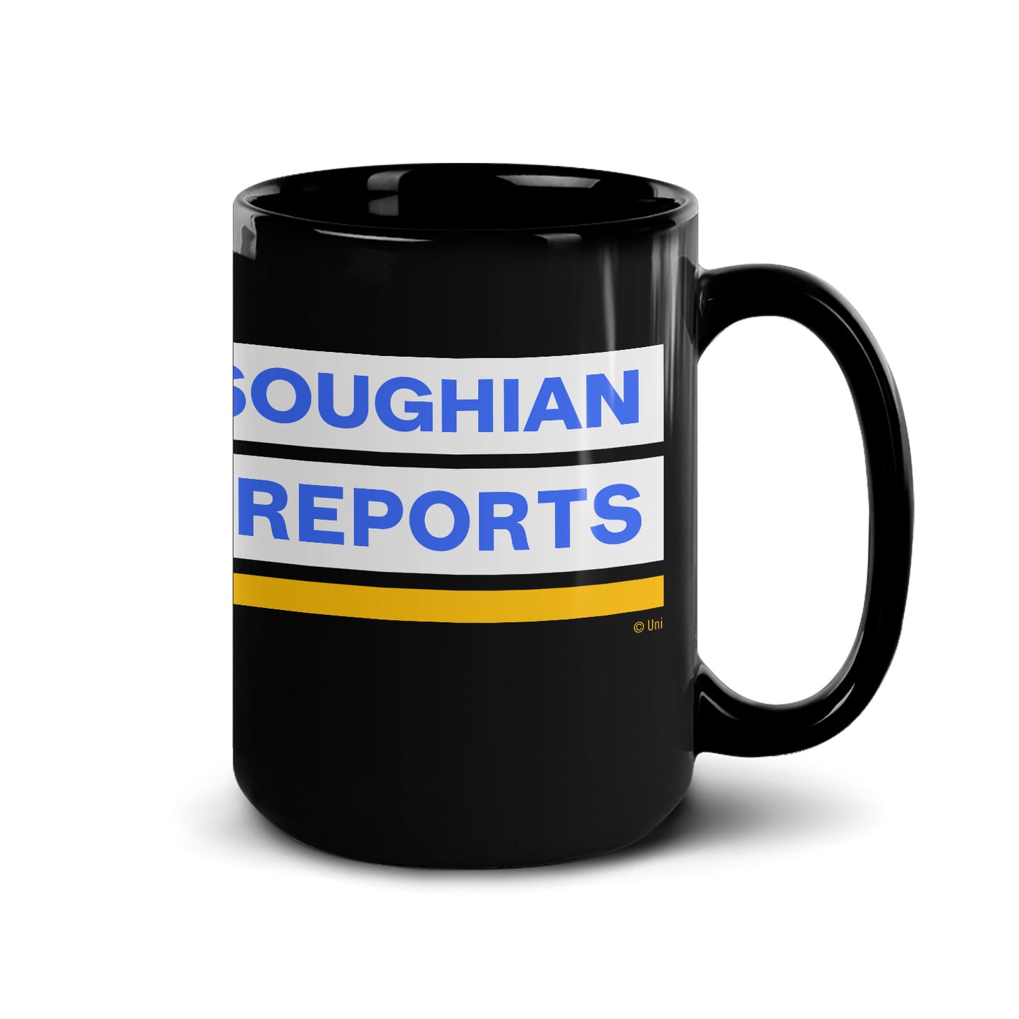 Yasmin Vossoughian Reports Black Mug