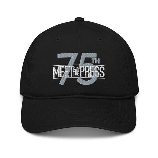 Meet The Press: 75th Anniversary Logo Organic Baseball Cap