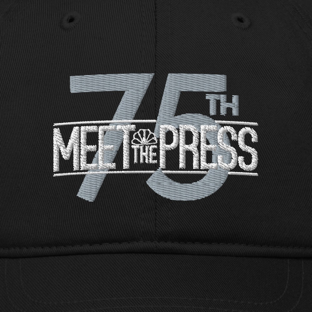 Meet The Press: 75th Anniversary Logo Organic Baseball Cap