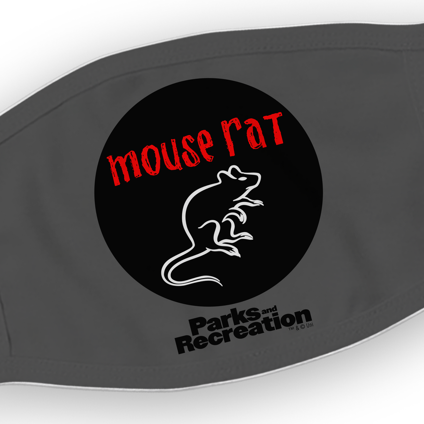 Parks and Recreation Mouse Rat Washable Face Mask