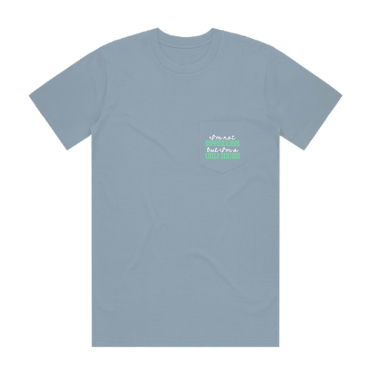 The Office I'm Not Superstitious Pocket Tee