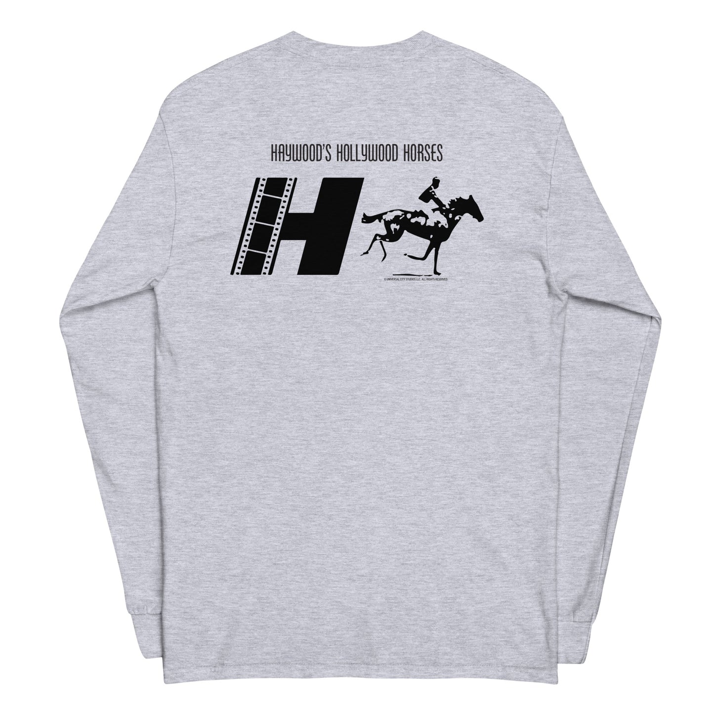 NOPE Haywood's Hollywood Horses Adult Long Sleeve T-Shirt