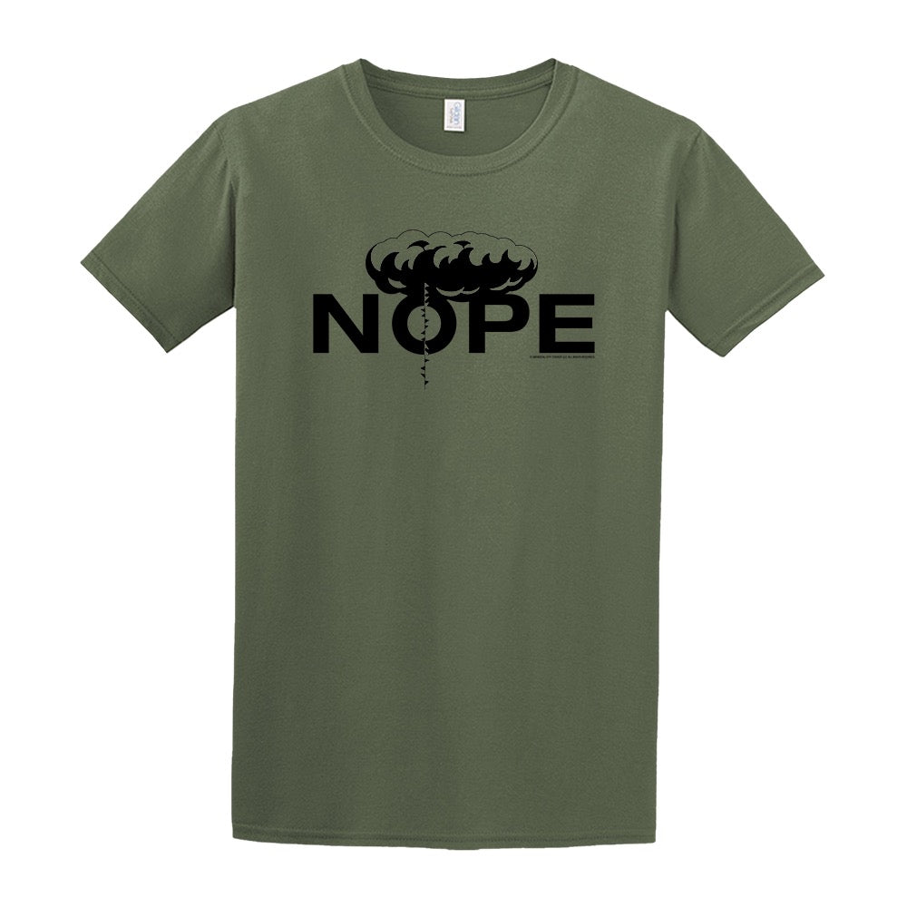 NOPE Logo - One Color Men's Classic Short Sleeve T-Shirt