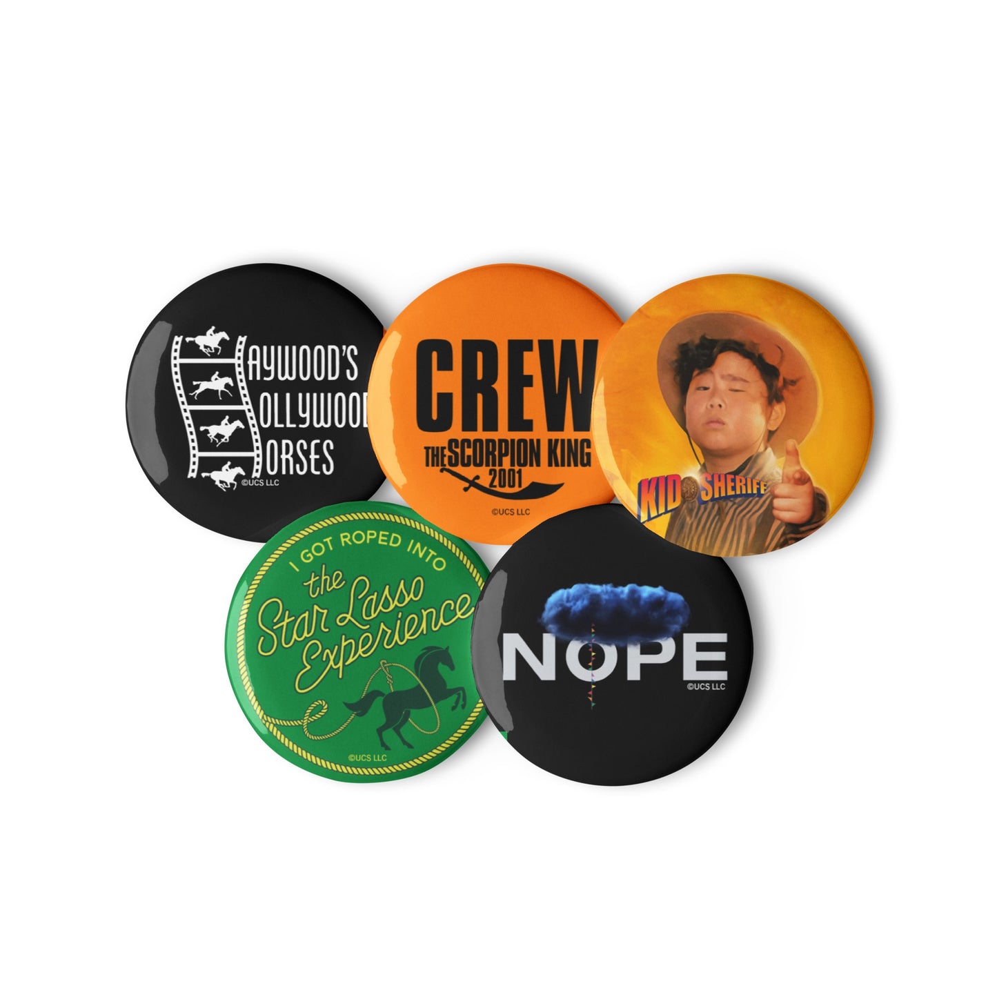 NOPE Button Pin Set