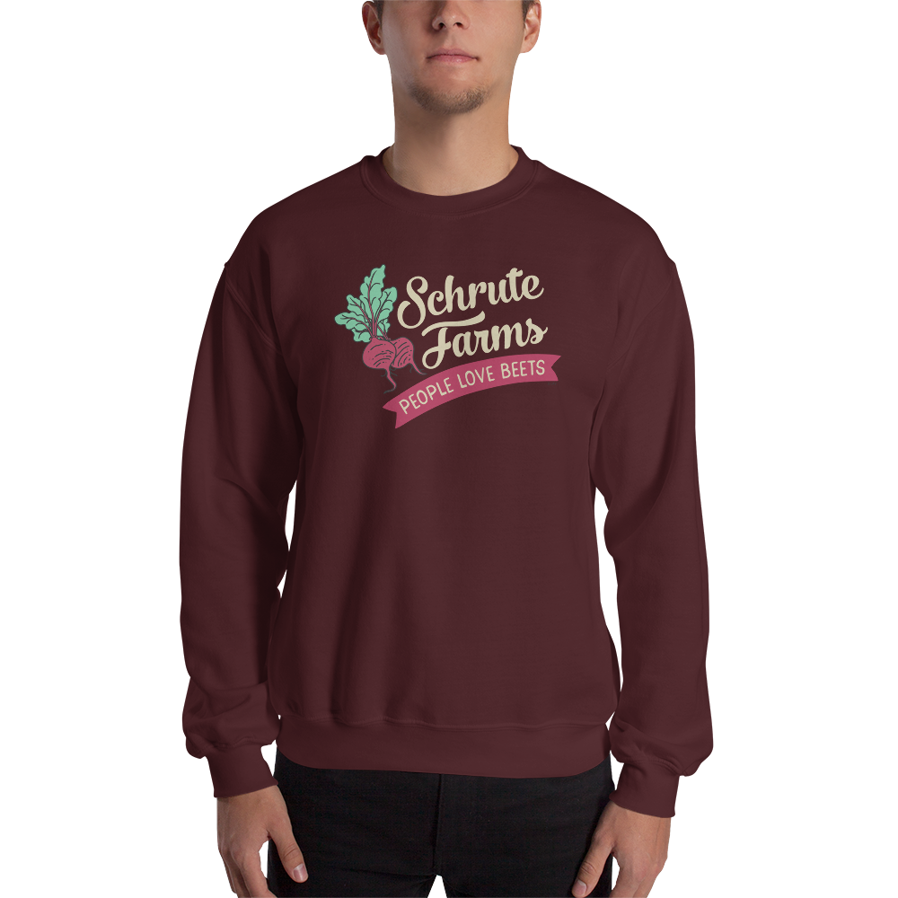 The Office Beets Motel Fleece Crewneck Sweatshirt