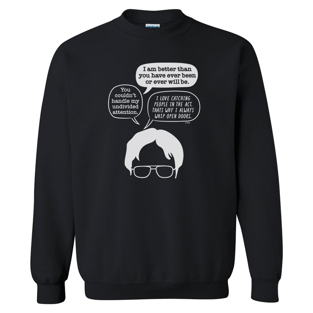 The Office Dwight Head Fleece Crewneck Sweatshirt