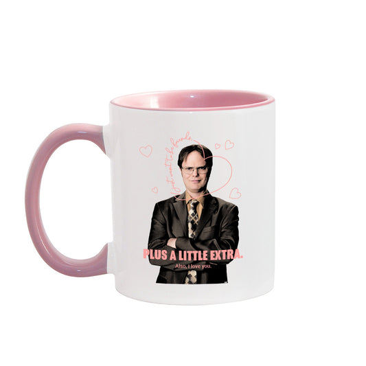 The Office Dwight's Love Quote  Two-Tone Mug