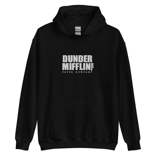 The Office Dunder Mifflin Logo Embroidered Hoodie