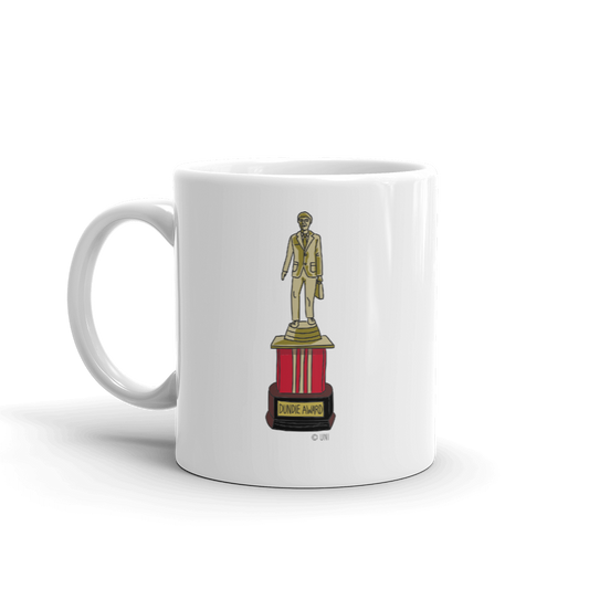 The Office Don't Go in There After Me Dundie Award White Mug