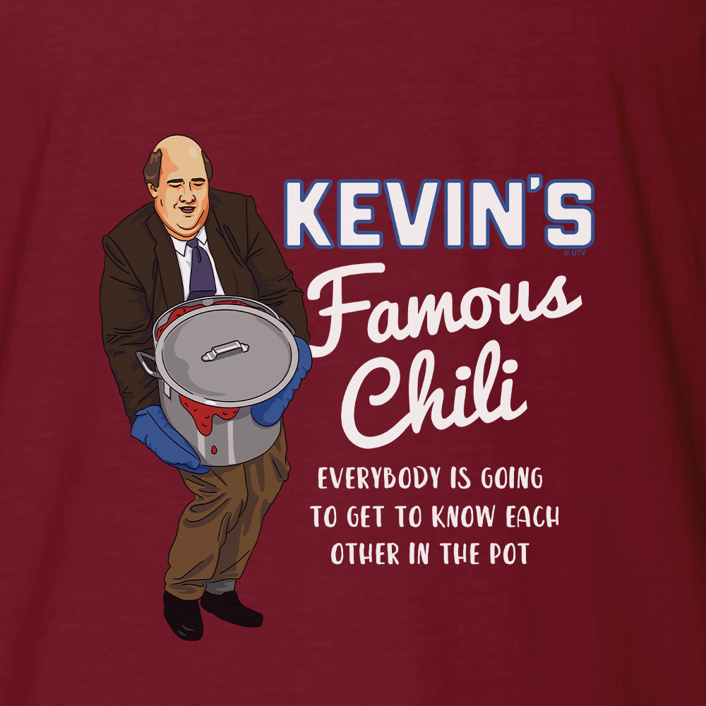 The Office Kevin's Famous Chili Adult Short Sleeve T-Shirt
