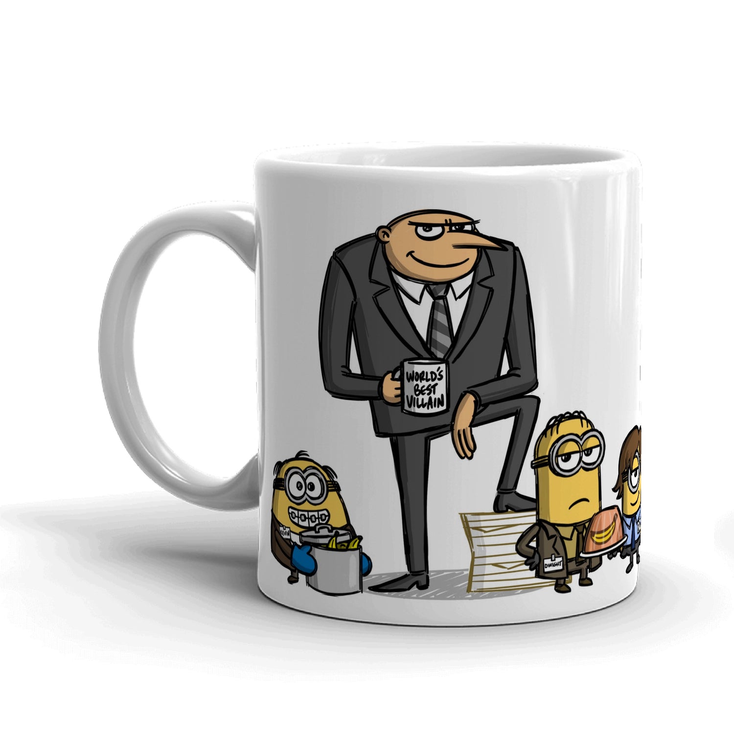 The Office Minions White Mug