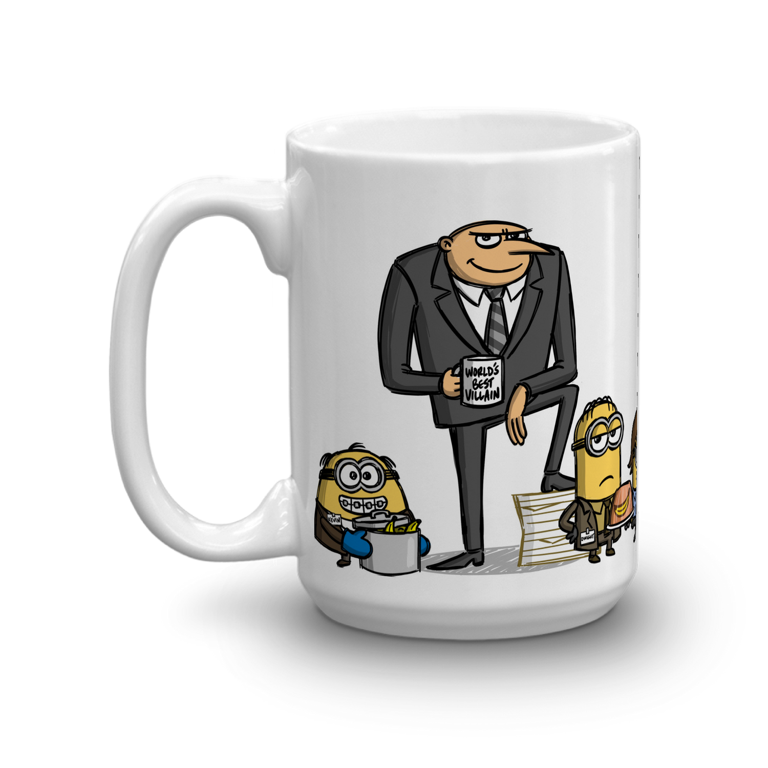 The Office Minions White Mug