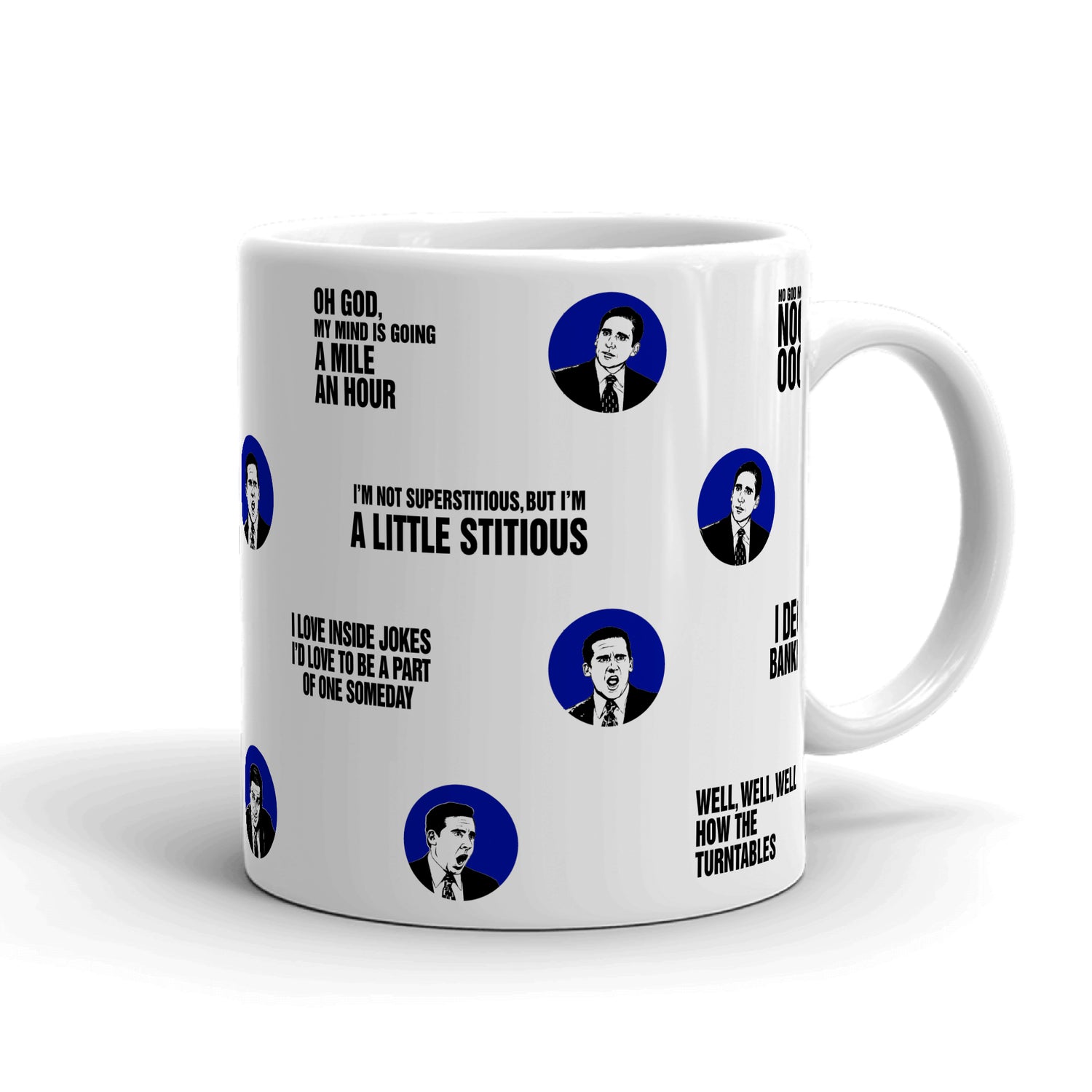 The Office Michael Quotes White Mug