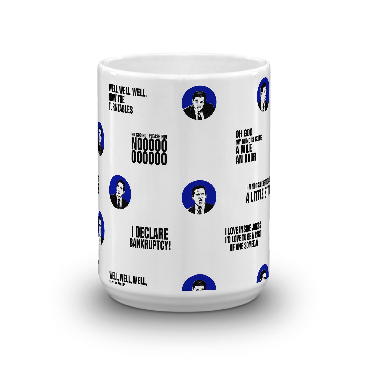 The Office Michael Quotes White Mug