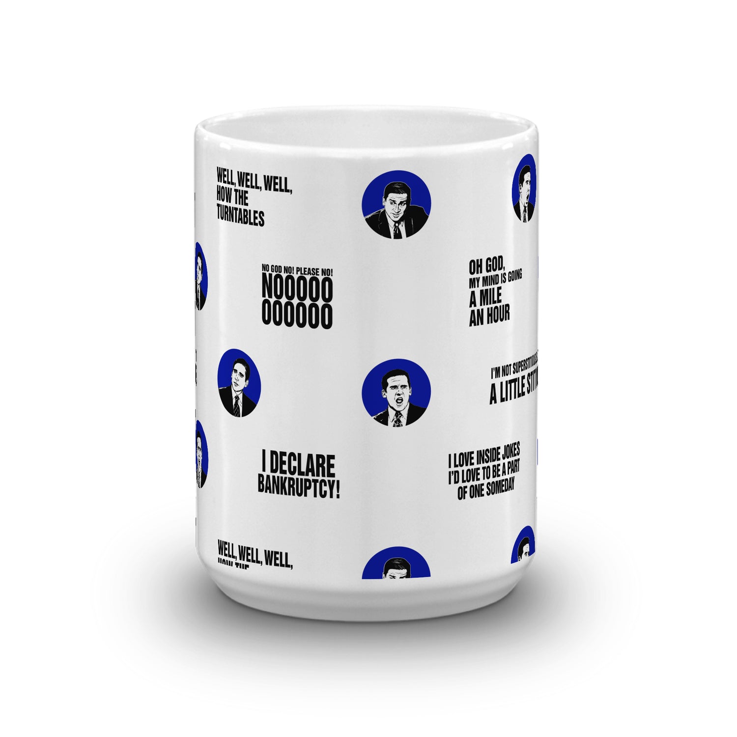 The Office Michael Quotes White Mug