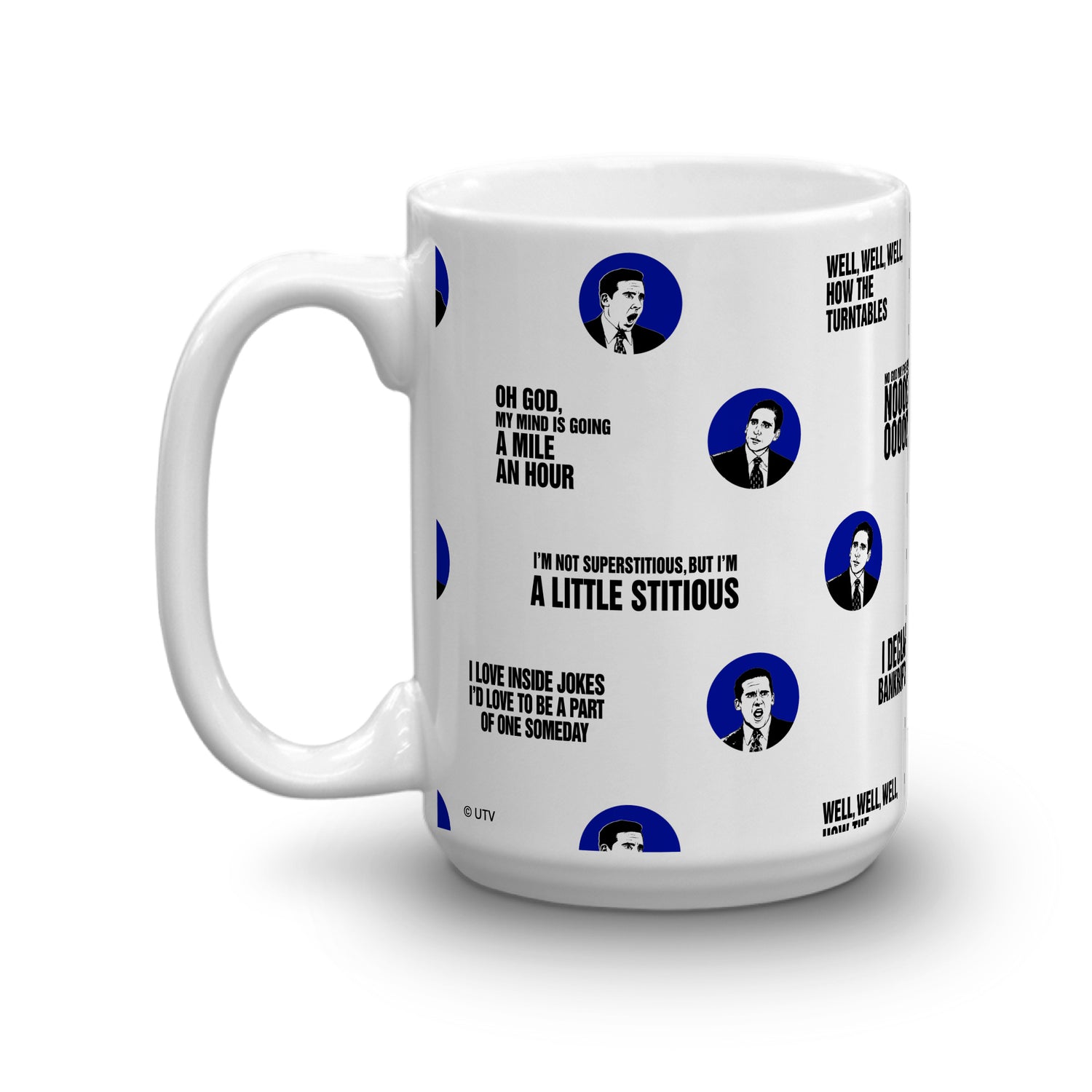 The Office Michael Quotes White Mug
