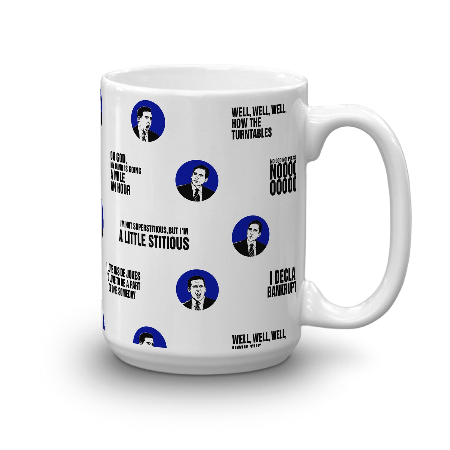 The Office Michael Quotes White Mug