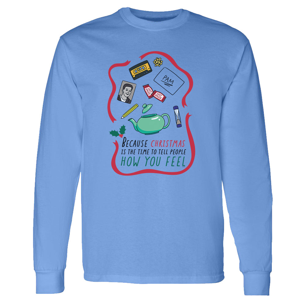 The Office Pam's Teapot Adult Long Sleeve T-Shirt