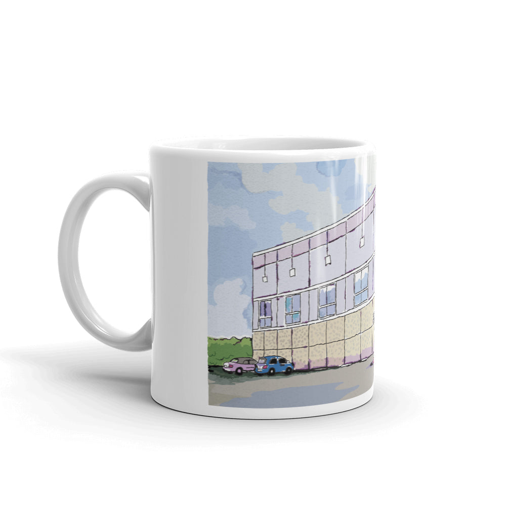 The Office Pam's Water Color White Mug