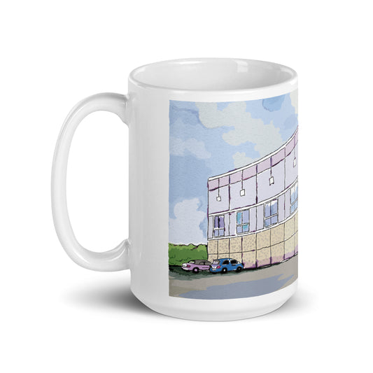 The Office Pam's Water Color White Mug