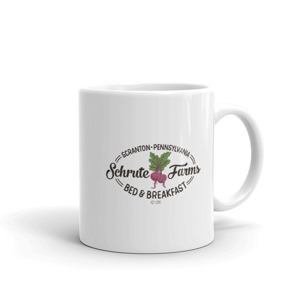 The Office Schrute Farms Bed & Breakfast White Mug