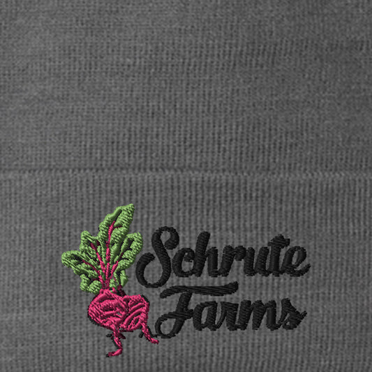 The Office Schrute Farms Embroidered Beanie