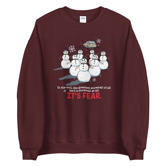 The Office Greatest Snowball Fleece Crewneck Sweatshirt