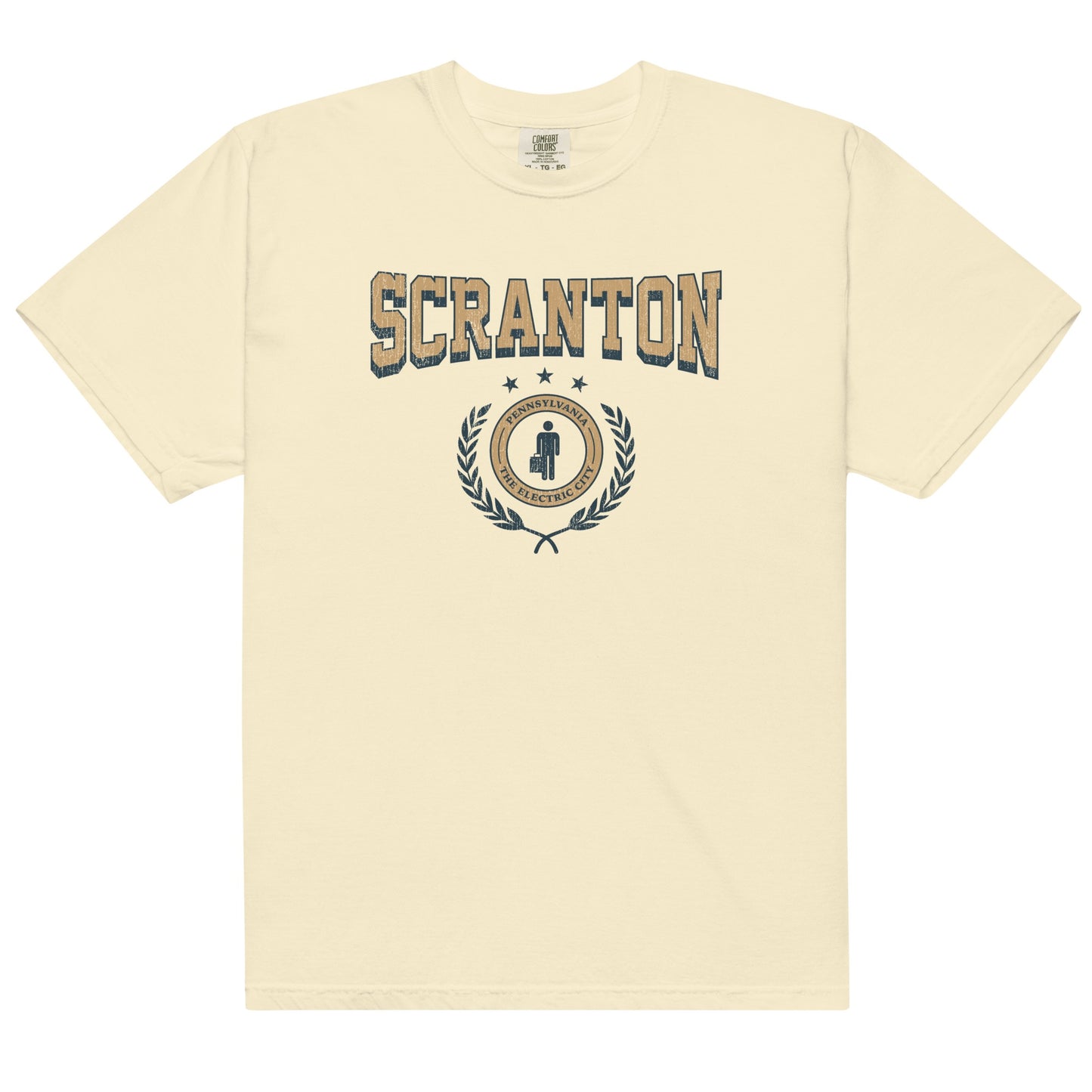 The Office Scranton Pennsylvania Varsity Comfort Colors T-Shirt