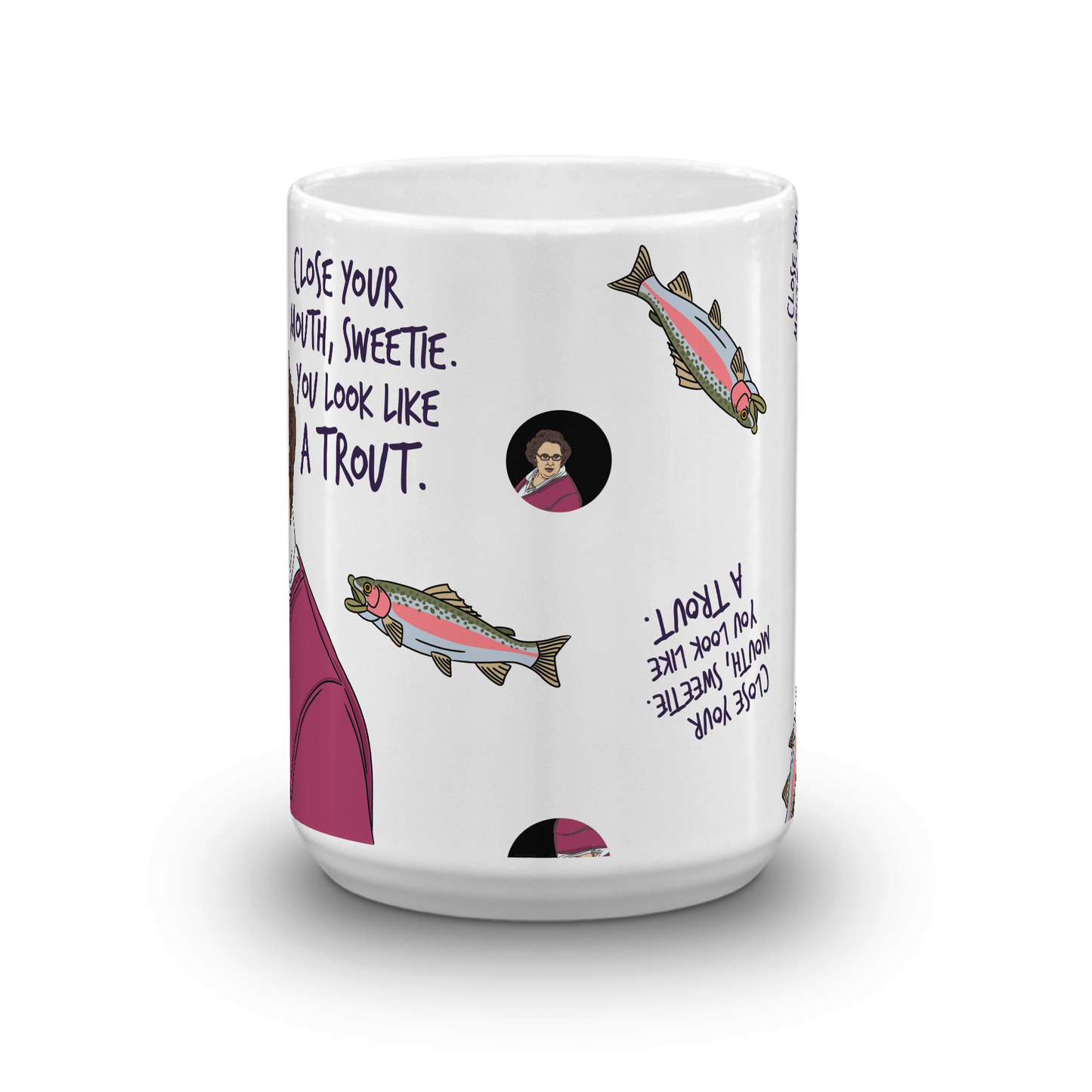 The Office Trout White Mug
