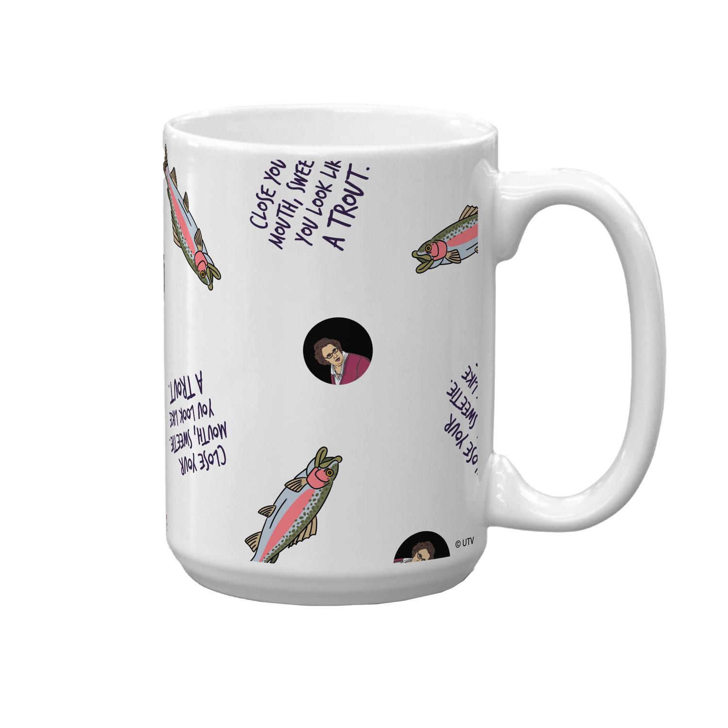 The Office Trout White Mug