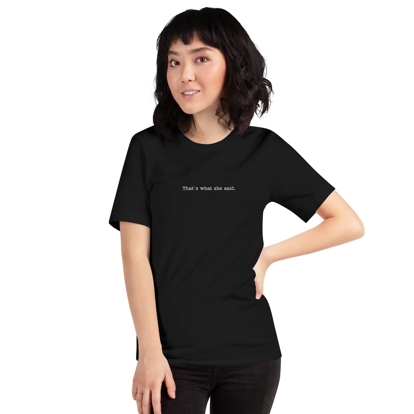 The Office That's What She Said Embroidered T-Shirt