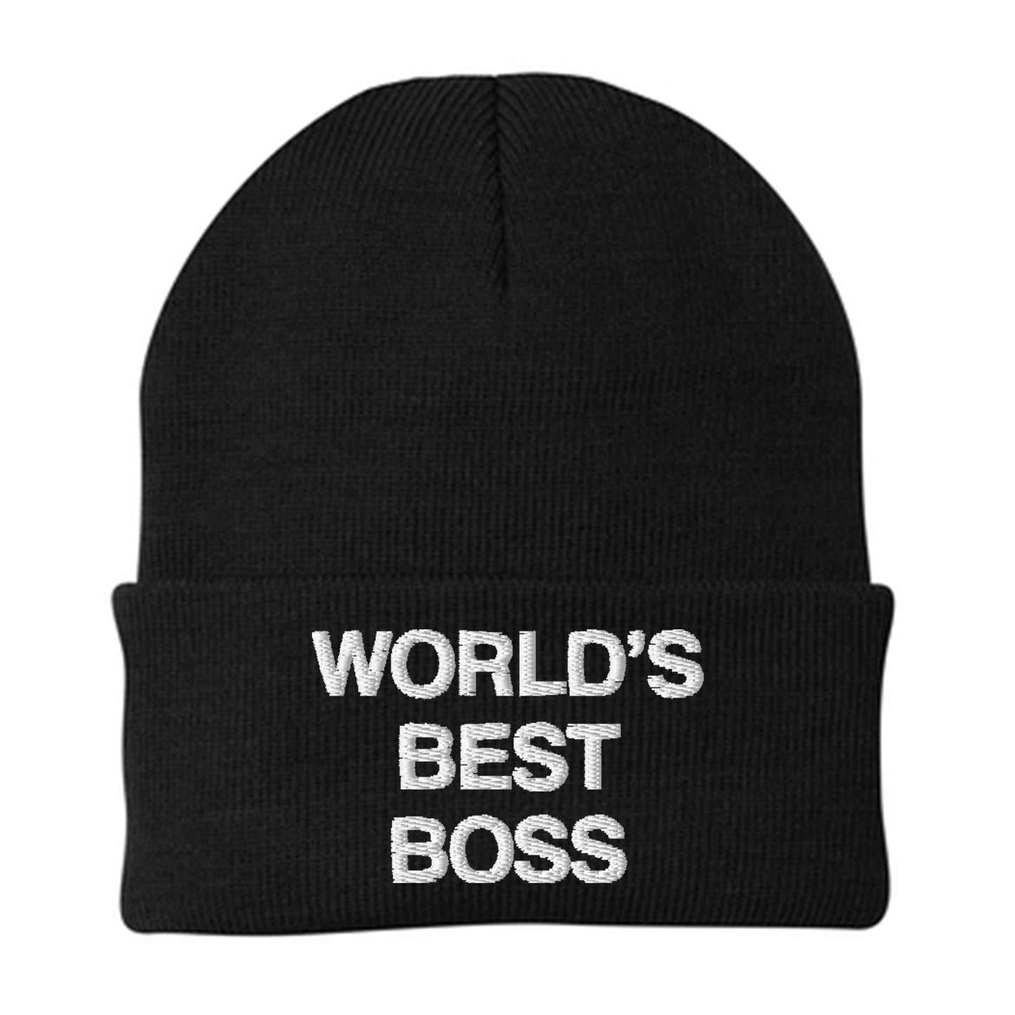 The Office World's Best Boss Embroidered Beanie