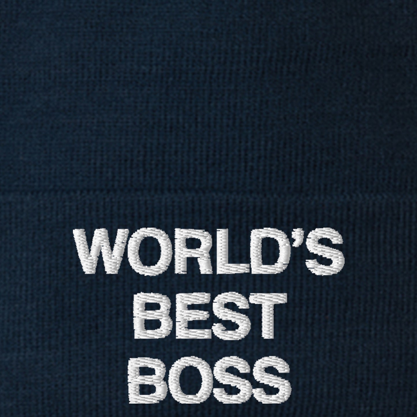 The Office World's Best Boss Embroidered Beanie