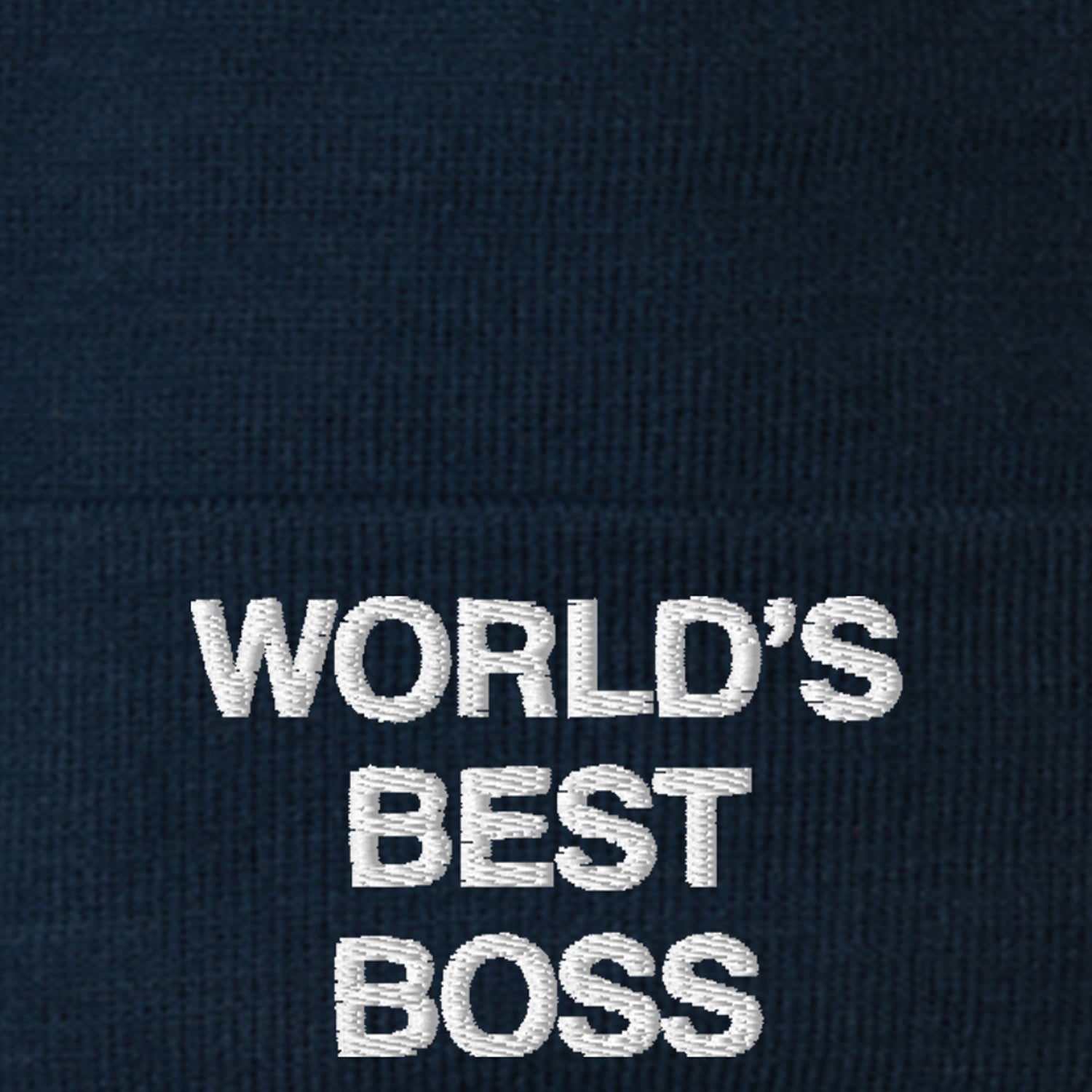 The Office World's Best Boss Embroidered Beanie
